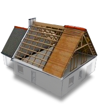 Domek - dach www.producentblachy.majerowie.pl